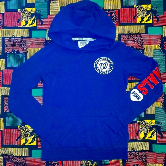 PINK Victoria's Secret Tops - Pink by Victorias Secret Washington Nationals womens hoodie